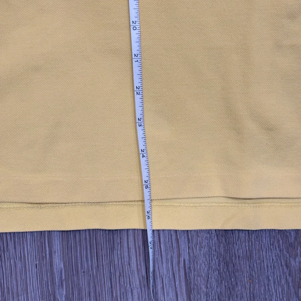 Ralph Lauren Men's Light Yellow Polo Short Sleeve Shirt Size L - Picture 6 of 8